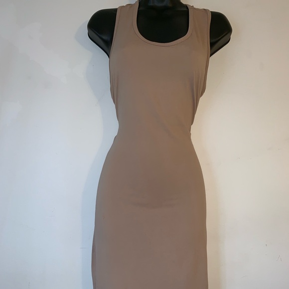 Tan Maxi Dress - Picture 1 of 2